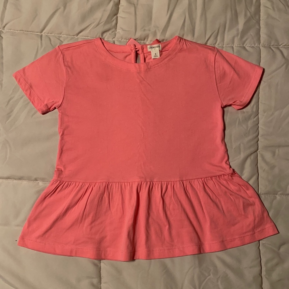 Crewcuts peplum top NWOT